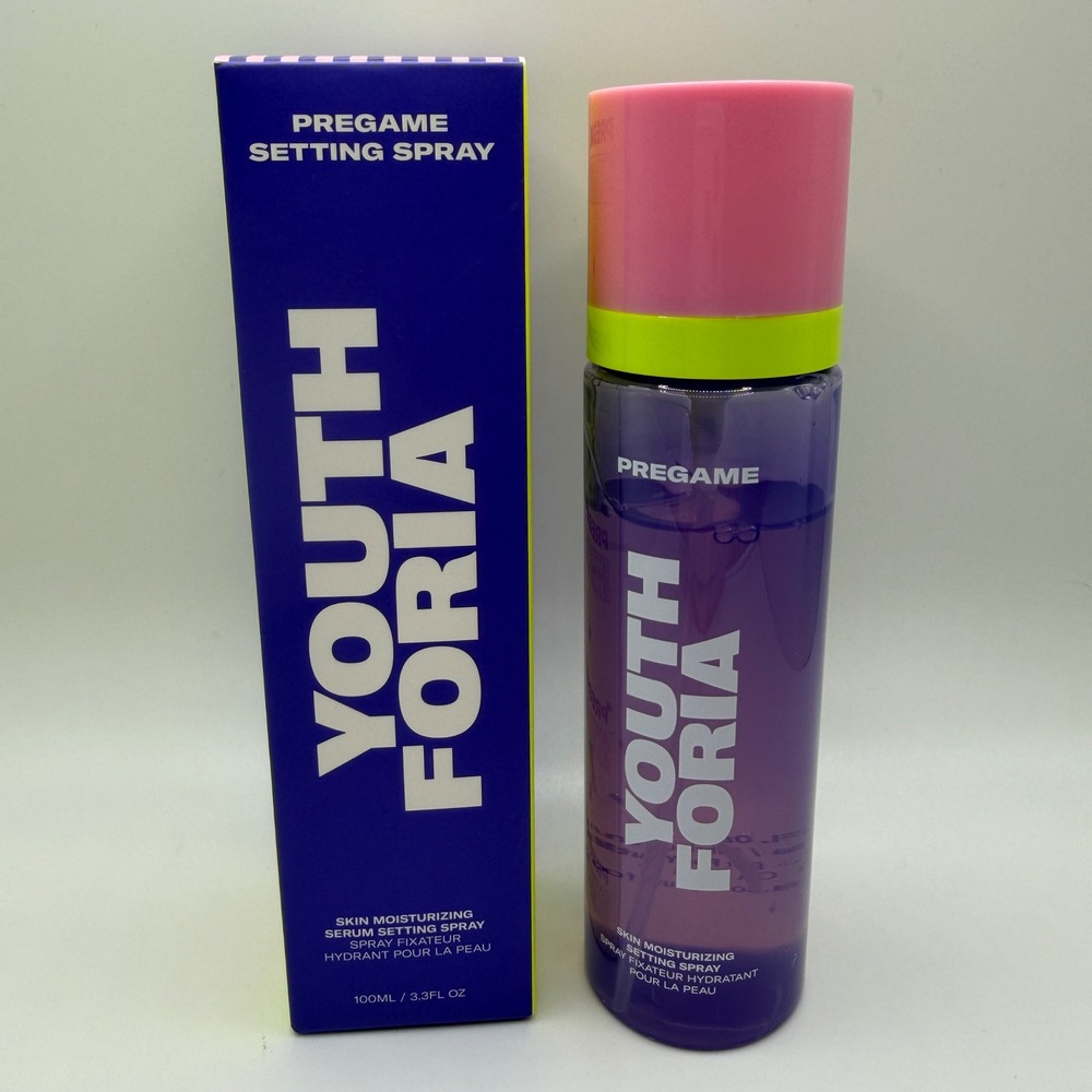 Youthforia Pregame Setting Spray Skin Moisturizing Serum Mist 100ml 3.3oz NIB